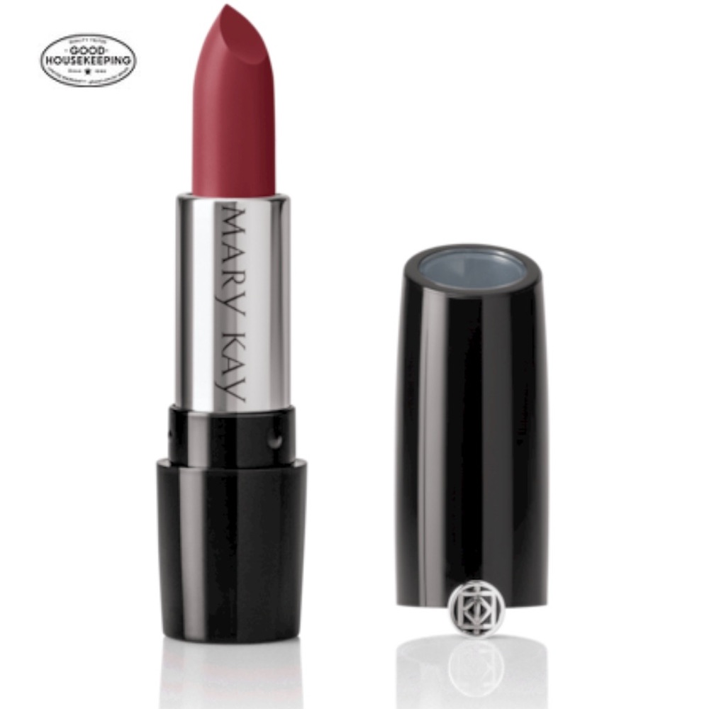 Mary Kay gel semi matte lipstick in midnight red